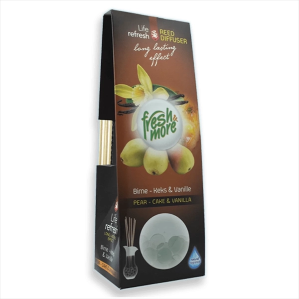 FRESH&MORE OSVEŽ. PROSTORA SA BAMBUS ŠTAPIĆIMA KOLAČIĆI I VANILA 35ML