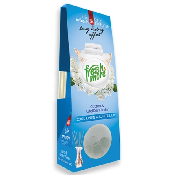 FRESH&MORE OSV. PROSTORA SA BAMBUS ŠTAPIĆ. COOL LINEN&WHITE LILAC 35ML