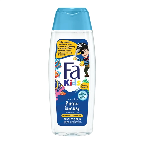 FA KIDS GEL ZA TUŠIRANJE I ŠAMPON ZA KOSU ZA DEĆAKE PIRATE 250ML