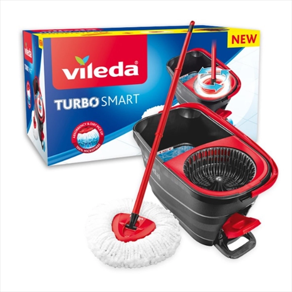 VILEDA SET TURBO SMART (ČISTAČ PODA SA DRŠKOM-MOP+KANTA+CEDILO)