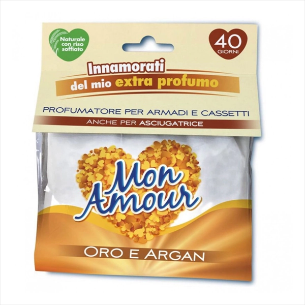MON AMOUR MIRISNI OSVEŽIVAČ GARDEROBE ZLATO I ARGAN 12G