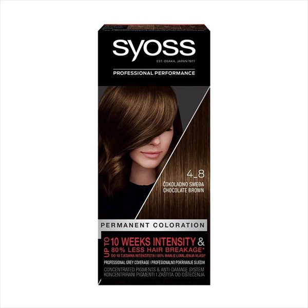 SYOSS BOJA ZA KOSU 4-8 ČOKOLADNO SMEĐA