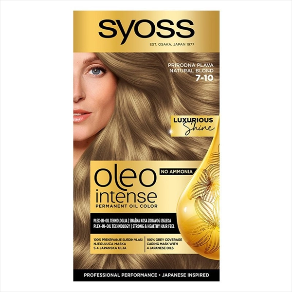 SYOSS OLEO INTENSE BOJA ZA KOSU 7-10 PRIRODNA PLAVA