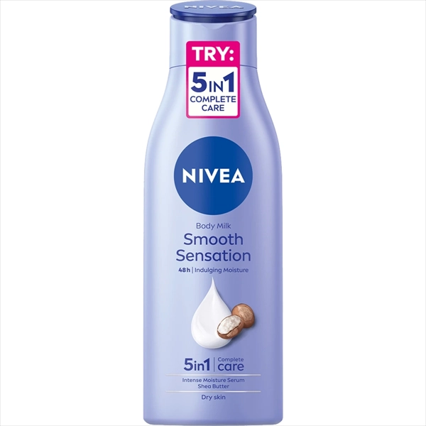 NIVEA MLEKO ZA TELO SMOOTH SENSATION SHEA BUTTER ZA SUVU KOŽU 250ML