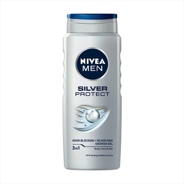 NIVEA MEN GEL ZA TUŠIRANJE SILVER PROTECT 500ML