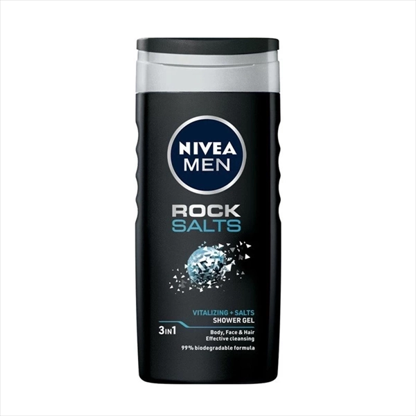 NIVEA MEN GEL ZA TUŠIRANJE ROCK SALTS 250ML