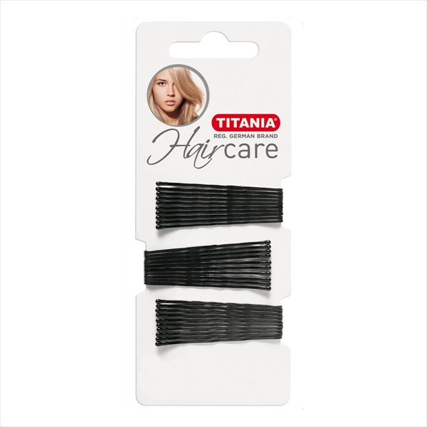 TITANIA ŠNALA ZA KOSU CRNA 8060 30KOM