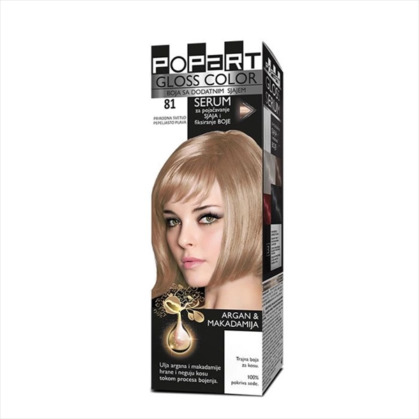 STILL POPART GLOSS COLOR BOJA ZA KOSU 81 PRIR.SVETLO PEPELJ. PLAVA