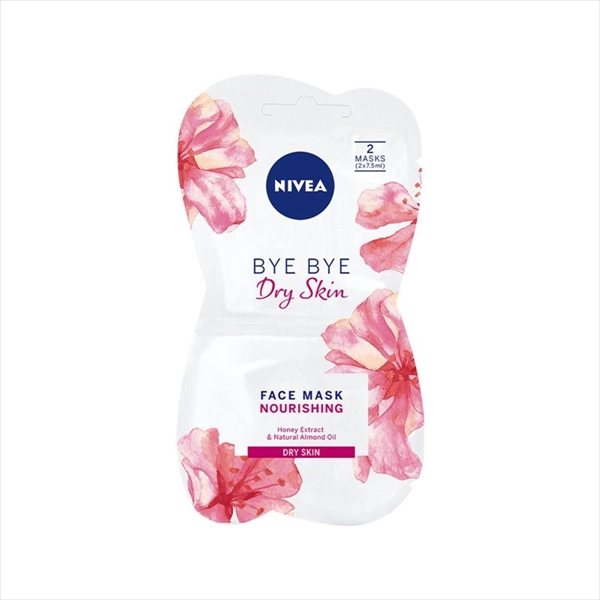 NIVEA HRANLJIVA MASKA ZA LICE ZA SUVU KOŽU BYE BYE DRY SKIN 15ML