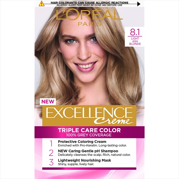 L'OREAL BOJA ZA KOSU EXCELLENCE 8.1 LIGHT ASH BLONDE