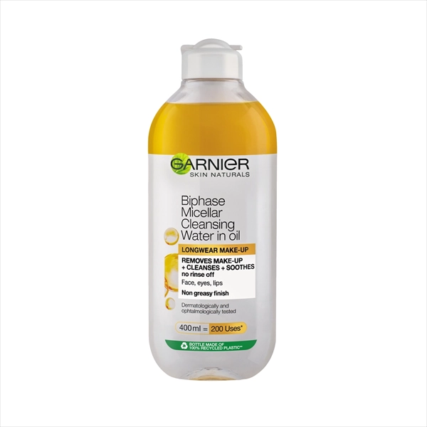 GARNIER SKIN NATURALS MICELARNA VODA DVOFAZNA ZA ČIŠĆENJE LICA 400ML