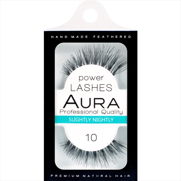 AURA VEŠTAČKE TREPAVICE POWER LASHES 10 SLIGHTLY NIGHTLY