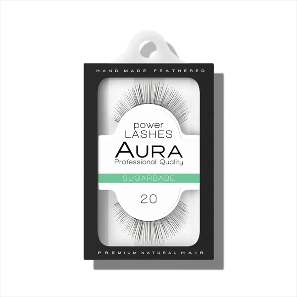 AURA VEŠTAČKE TREPAVICE POWER LASHES 20 SUGARBABE