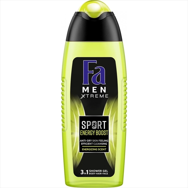 FA MEN GEL ZA TUŠIRANJE XTREME SPORT ENERGY BOOST 3U1 250ML