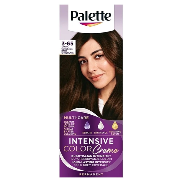 PALETTE INTENSIVE COLOR CREME BOJA ZA KOSU 3-65 (W2) TAMNA ČOKOLADA