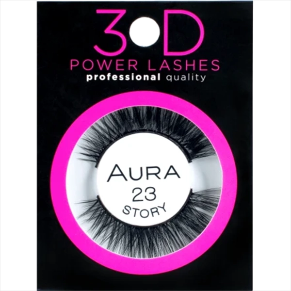 AURA VEŠTAČKE TREPAVICE 3D POWER LASHES 23 STORY