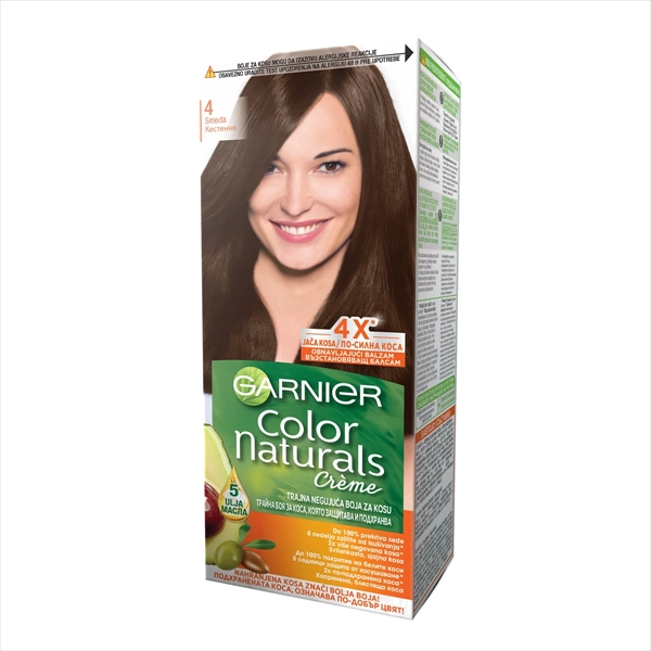 GARNIER COLOR NATURALS BOJA ZA KOSU 4 SMEĐA