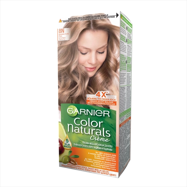 GARNIER COLOR NATURALS BOJA ZA KOSU 8N NEUTRALNO SVETLO PLAVA