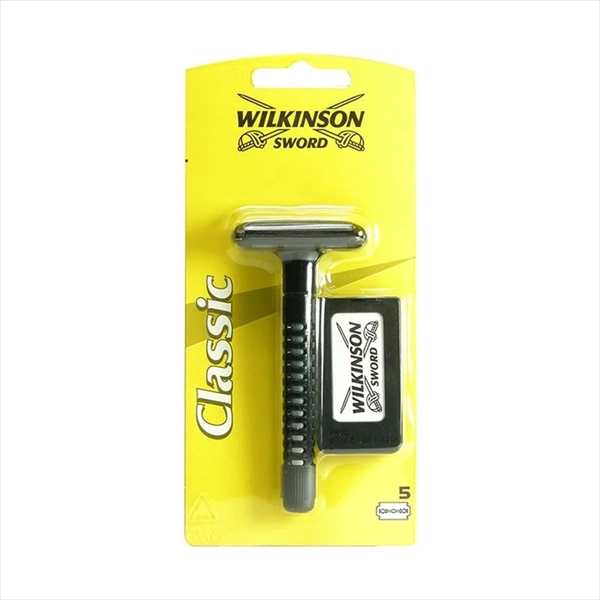 WILKINSON BRIJAČ CLASSIC DOUBLE EDGE DRŠKA + 5 DOPUNA