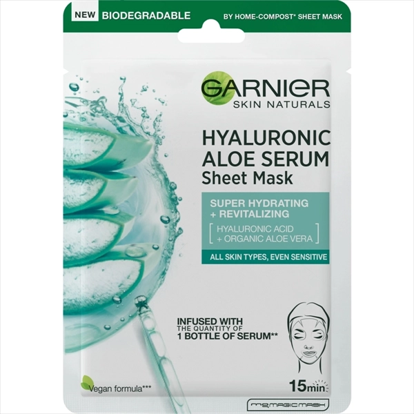 GARNIER SKIN NATURALS MASKA ZA LICE U MARAMICI HYALURONIC ALOE 32G