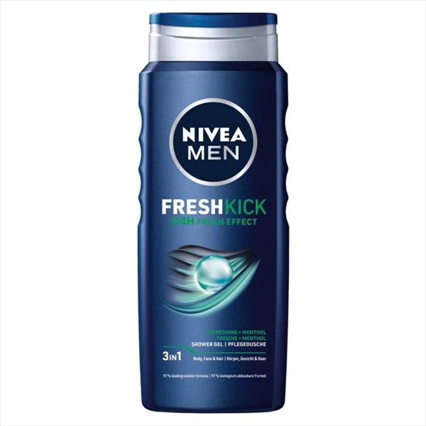 NIVEA MEN GEL ZA TUŠIRANJE FRESH KICK 500ML