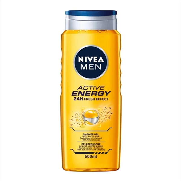 NIVEA MEN GEL ZA TUŠIRANJE ACTIVE ENERGY 500ML
