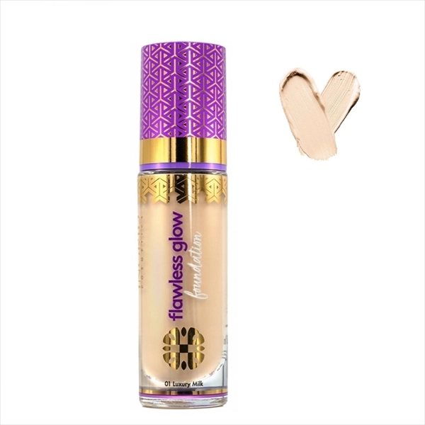 INGRID COSMETICS TEČNI PUDER FLAWLESS GLOW 01 LUXURY MILK 30ML