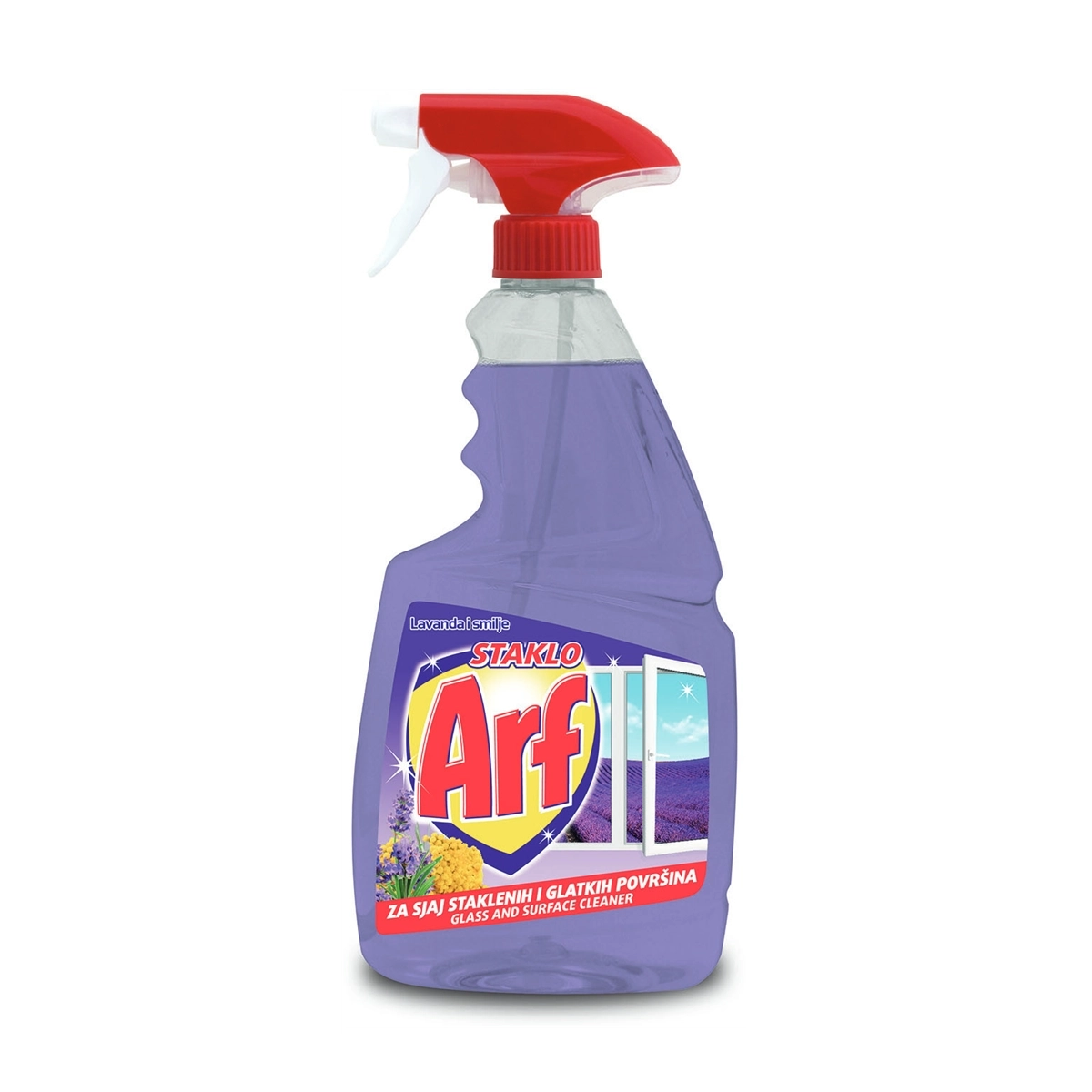 ARF SREDSTVO ZA ČIŠĆENJE STAKLENIH POVRŠINA LAVANDA I SMILJE 650ML