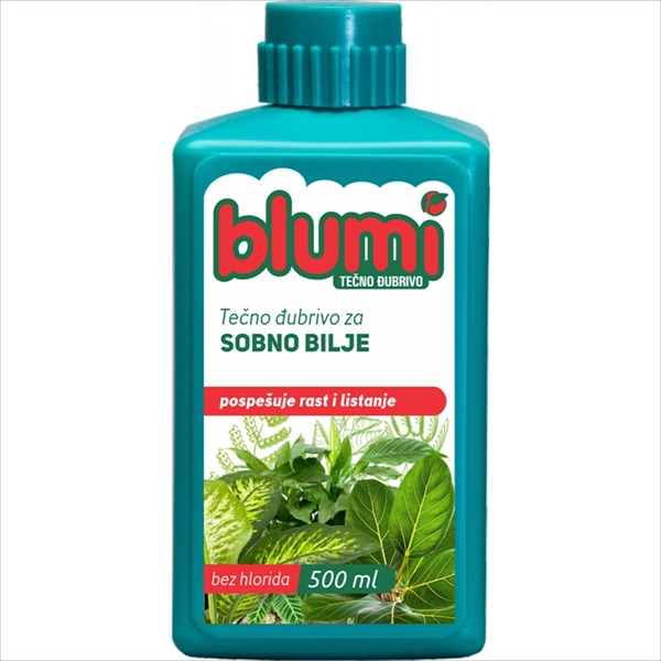 BLUMI TEČNO ĐUBRIVO ZA SOBNO BILJE 500ML