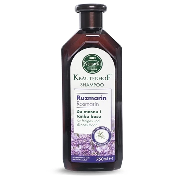 KRAUTERHOF ŠAMPON ZA KOSU RUZMARIN 750ML
