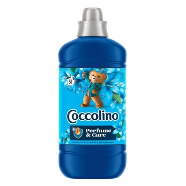 COCCOLINO OMEKŠIVAČ ZA VEŠ PASSION FLOWER&BERGAMOT 51 PRANJE 1.275L