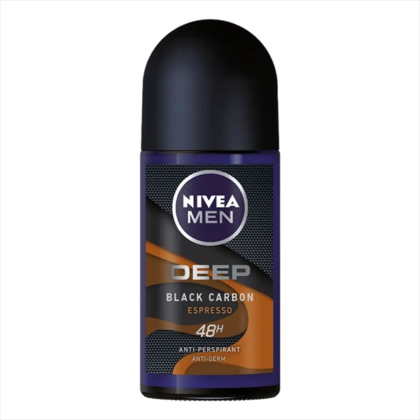 NIVEA MEN DEO ROLL-ON DEEP BLACK CARBON ESPRESSO 50ML