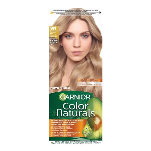 GARNIER COLOR NATURALS BOJA ZA KOSU 9N IZRAZITO SVETLO NEUTRALNO PLAVA