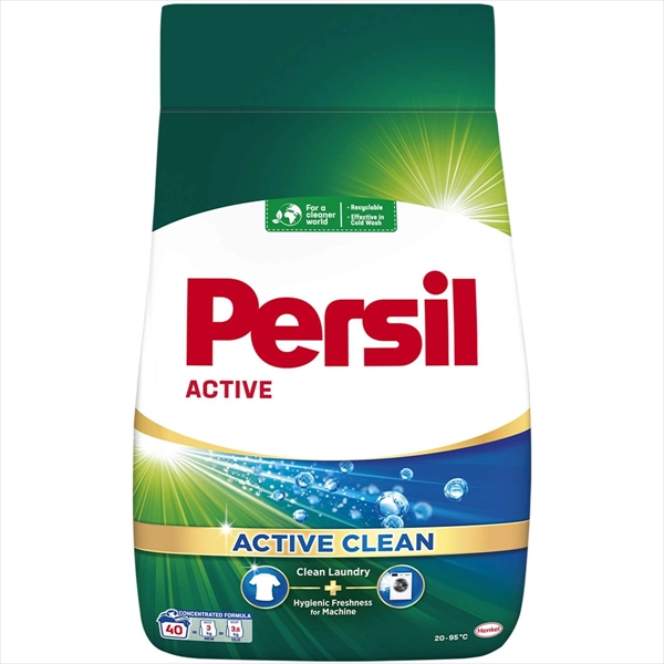 PERSIL PRAŠKASTI DETERDŽENT ZA VEŠ ACTIVE CLEAN 40 PRANJA 3KG