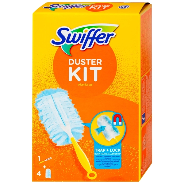SWIFFER SET ZA ČIŠĆENJE PRAŠINE XXL DUSTER KIT 1 DRŠKA + 4 DOPUNE