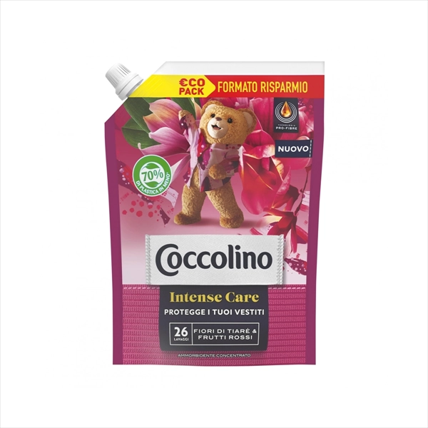 COCCOLINO OMEKŠIVAČ ZA VEŠ TIARE FLOWER&RED FRUITS 26 PRANJA 600ML