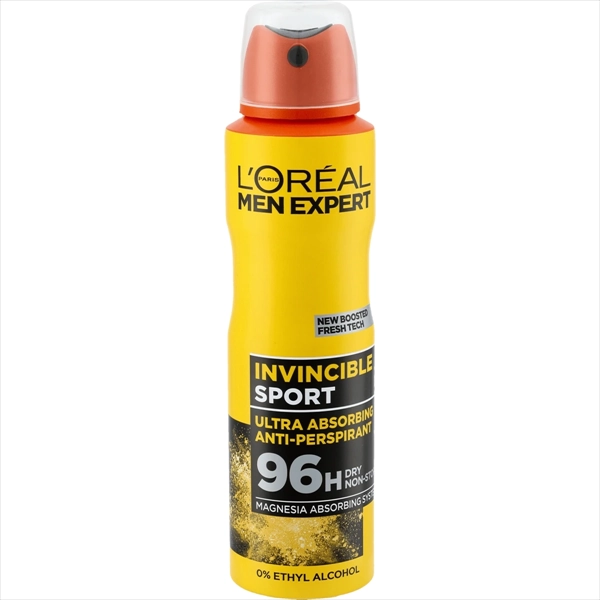 L'OREAL MEN EXPERT DEO SPREJ INVINCIBLE SPORT 150ML