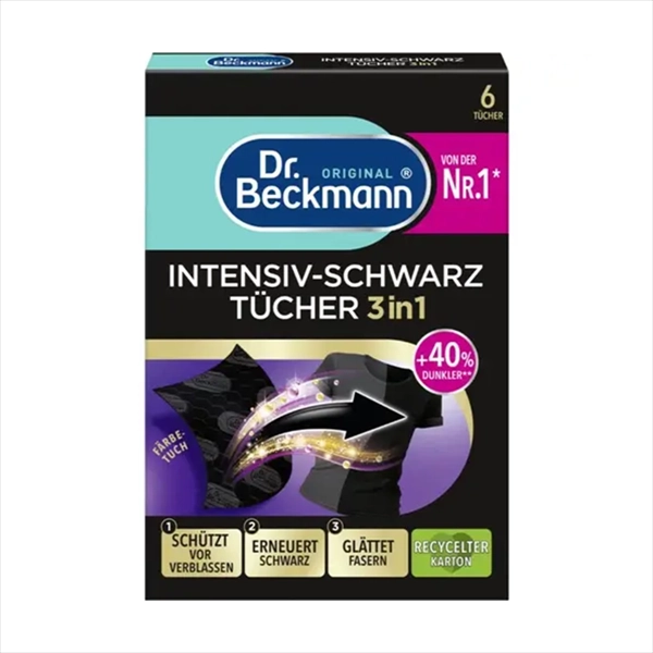 DR.BECKMANN MARAMICE ZA CRNI VEŠ 3U1- CRNO KAO NOVO 6KOM