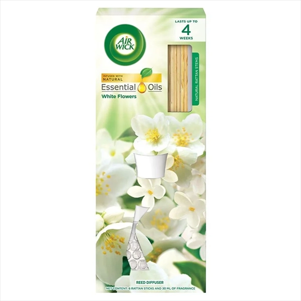 AIRWICK OSVEŽIVAČ PROSTORA MIRISNI ŠTAPIĆI WHITE FLOWERS 30ML