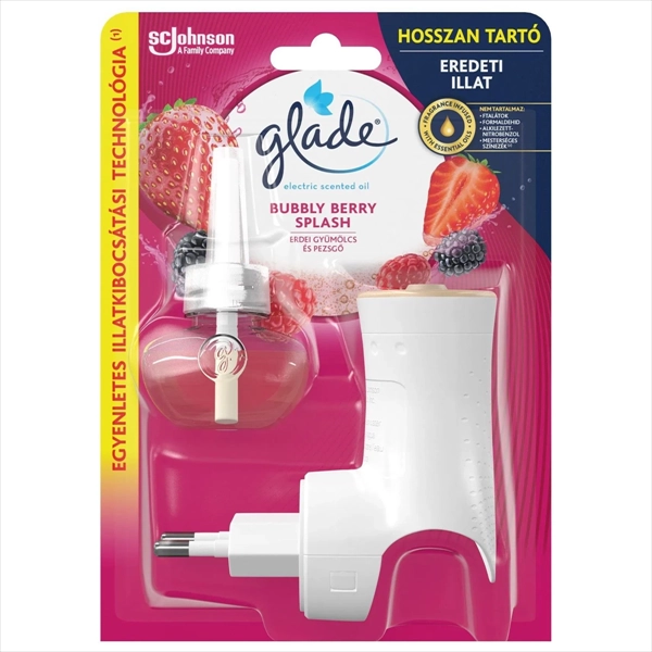 GLADE EL.ISPARIVAČ OSVEŽIVAČ PROSTORA KOMPLET BUBBLY BERRY 20ML