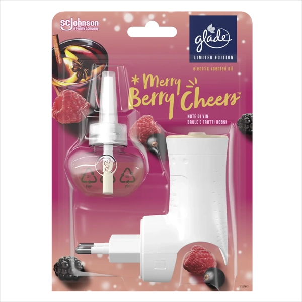 GLADE EL.ISPARIVAČ OSVEŽIVAČ PROSTORA KOMPLET MERRY BERRY 20ML