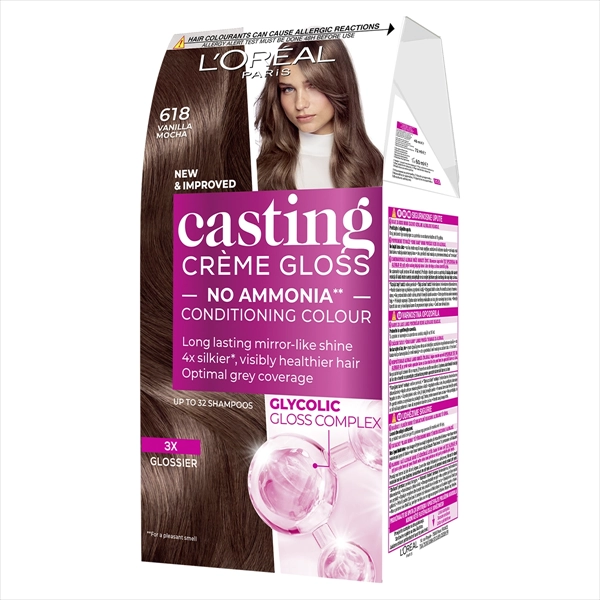 L'OREAL BOJA ZA KOSU CASTING CREME GLOSS 618 VANILLA MOCHA