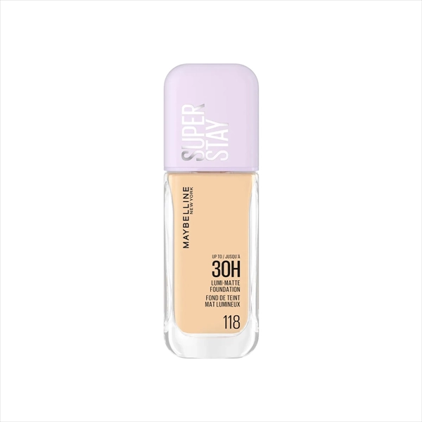 MAYBELLINE TEČNI PUDER NEW YORK SUPERSTAY 30H LUMI-MATTE 118