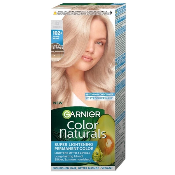 GARNIER COLOR NATURALS BOJA ZA KOSU 102+ LEDENO SREBRNA