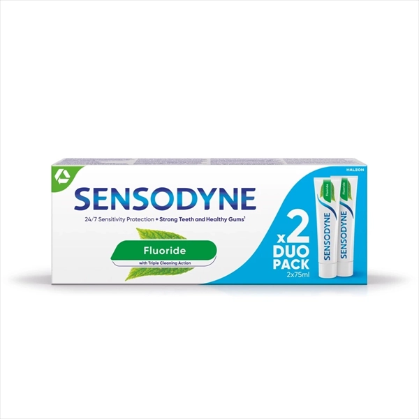 SENSODYNE PASTA ZA ZUBE FLUORIDE DUO PACK 2X75ML