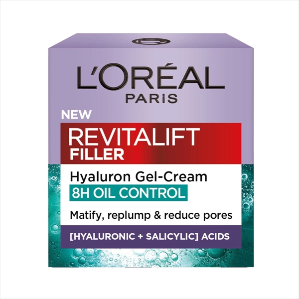 L'OREAL GEL KREMA ZA KOMBINOVANU KOŽU REVITALIFT FILLER HYALURON 50ML
